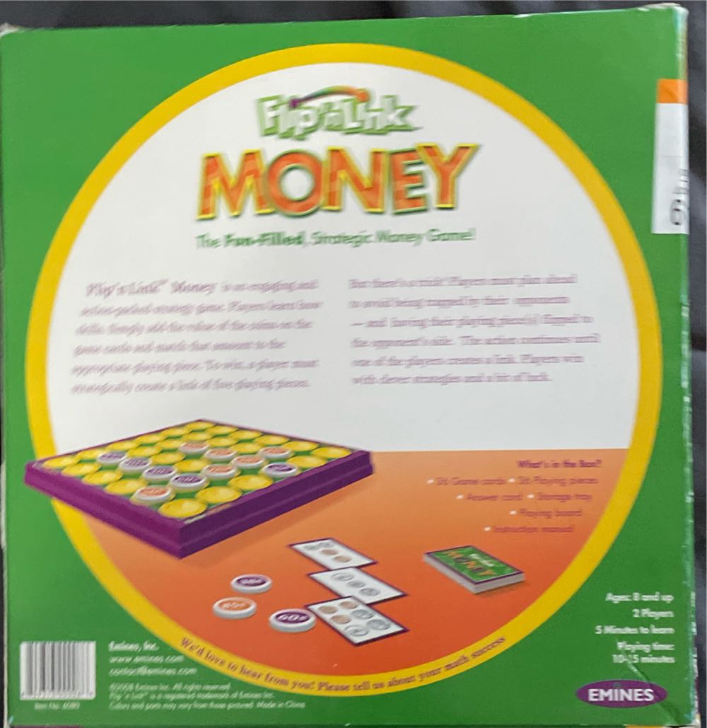 Flip N Link Money   board game collectible - Main Image 2