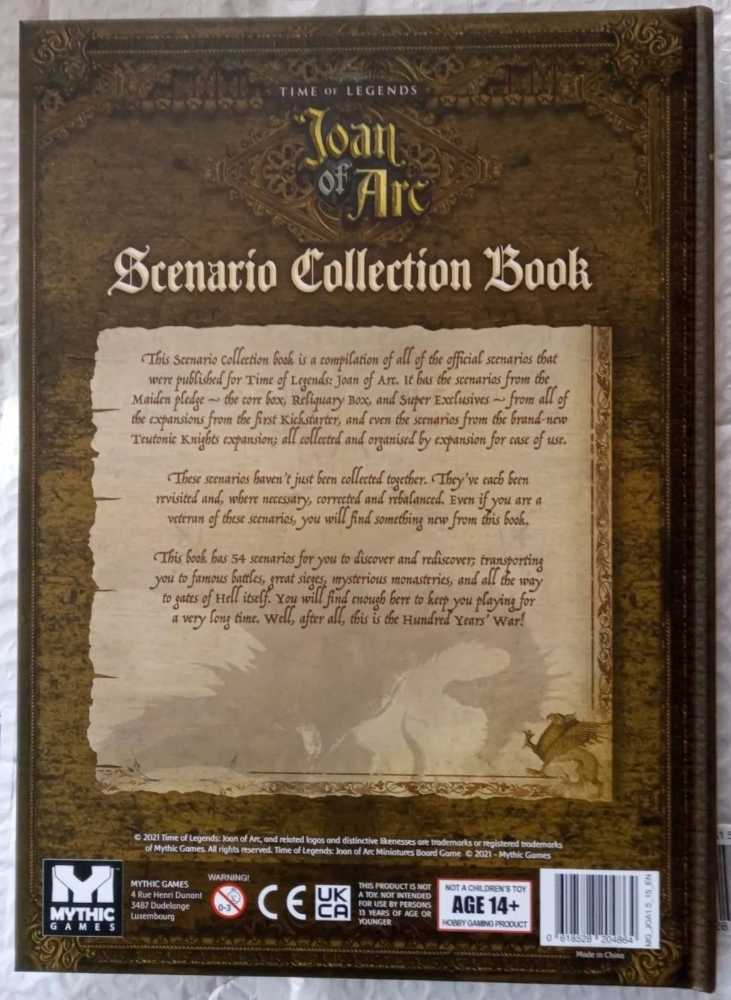 Time Of Legends: Joan Of Arc - Book Scenario Legends  (2-4) board game collectible [Barcode 618528204864] - Main Image 2