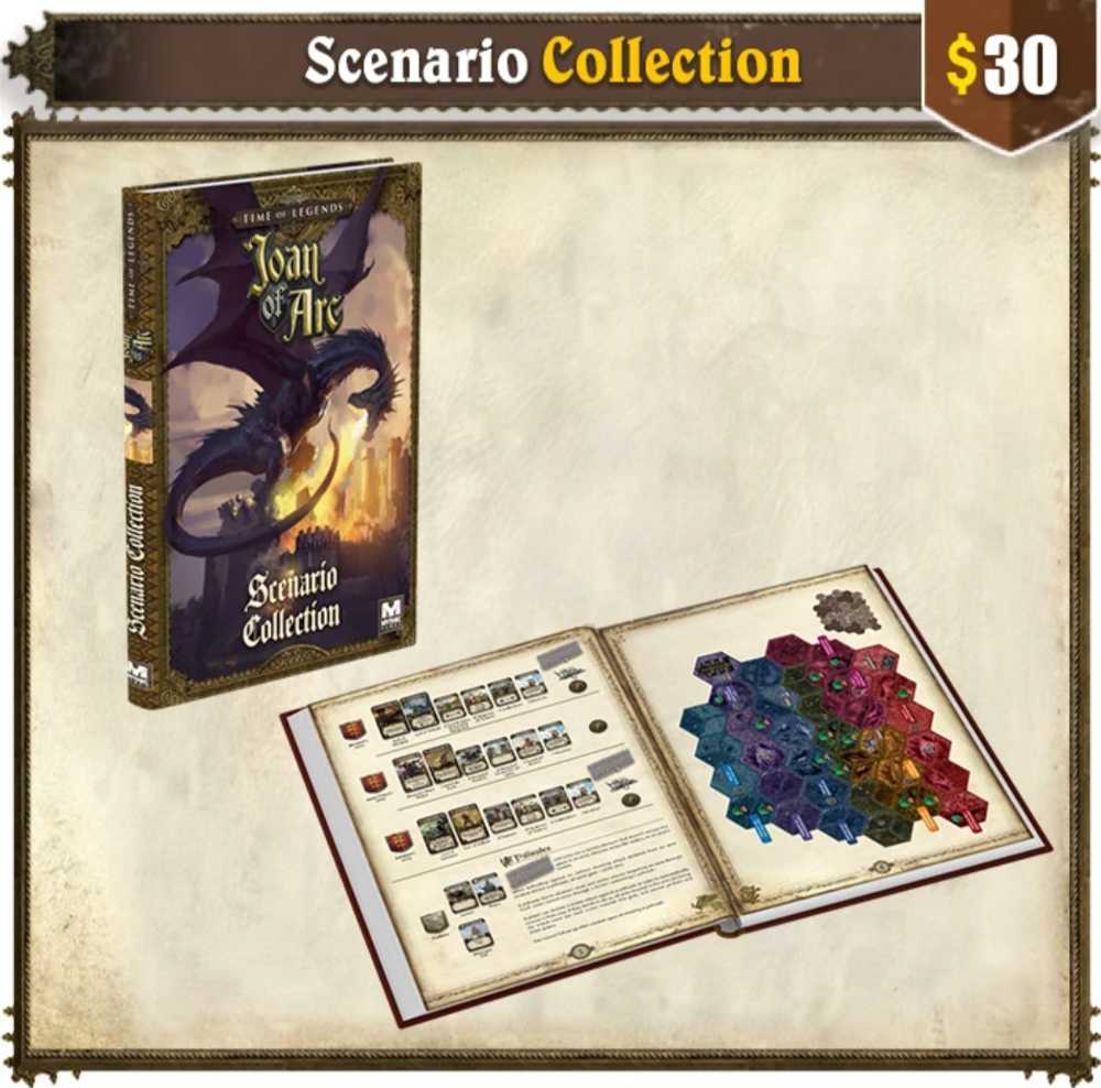 Time Of Legends: Joan Of Arc - Book Scenario Legends  (2-4) board game collectible [Barcode 618528204864] - Main Image 3