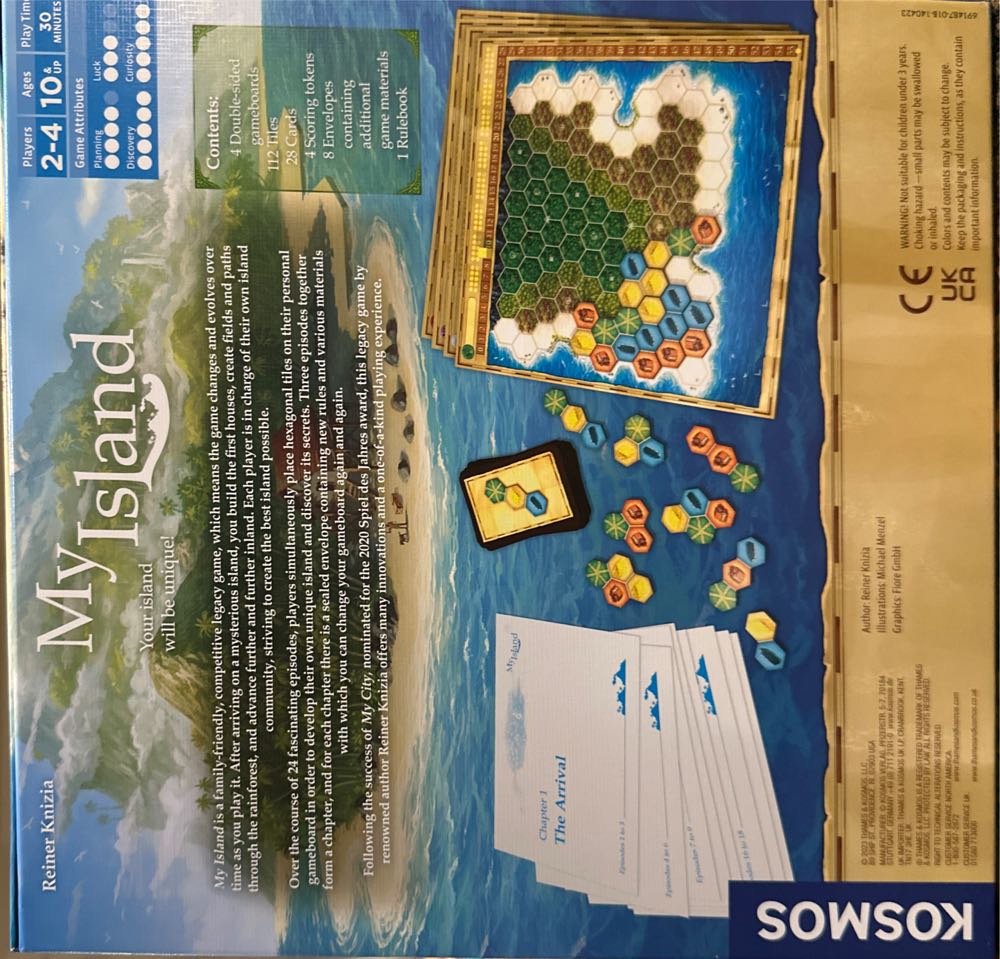 My Island  (2-4) board game collectible [Barcode 814743018167] - Main Image 2