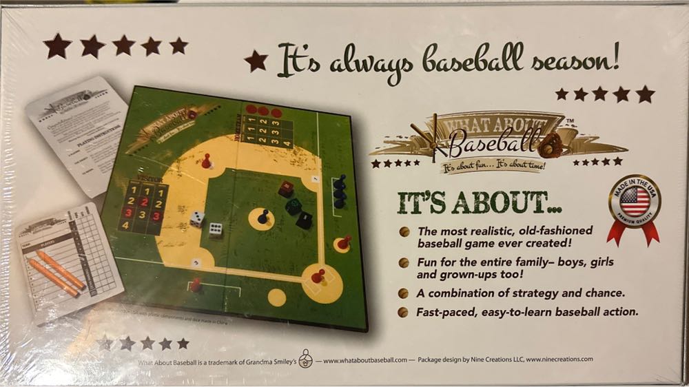 What About Baseball  (1+) board game collectible - Main Image 2
