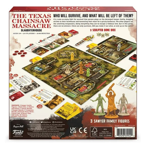 The TEXAS CHAINSAW MASSACRE : SLAUGHTERHOUSE  (2 - 5) board game collectible [Barcode 889698699440] - Main Image 4