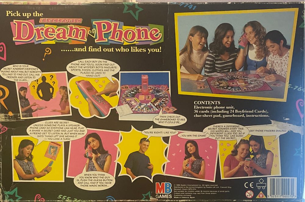 Dream Phone  (1-4) board game collectible [Barcode 5023117000270] - Main Image 2