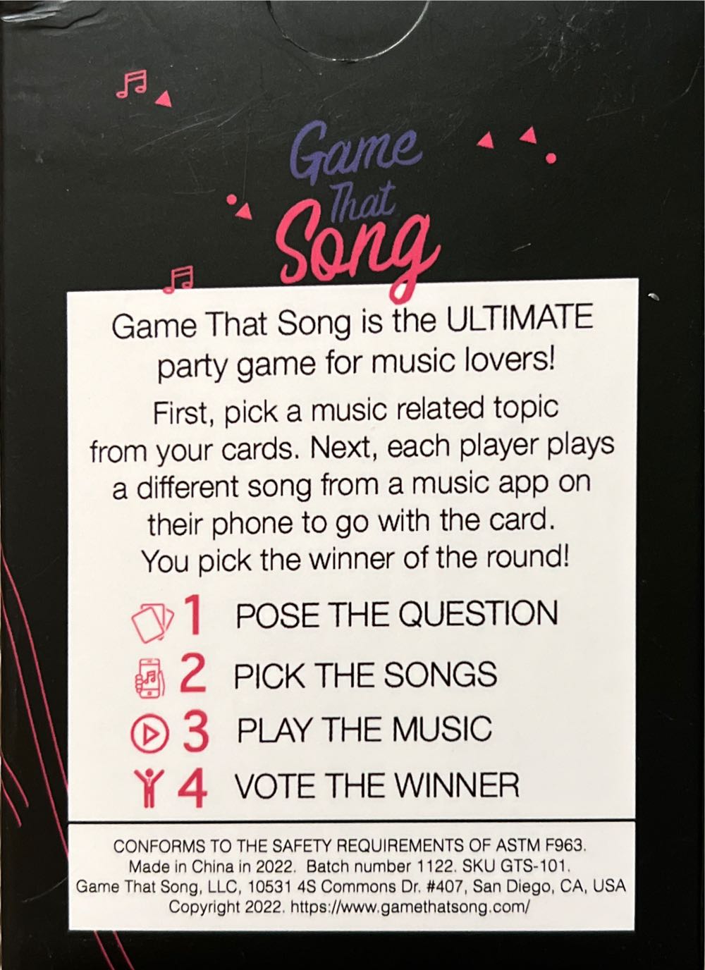 Game That Song  (3-6+) board game collectible [Barcode 860003004500] - Main Image 3