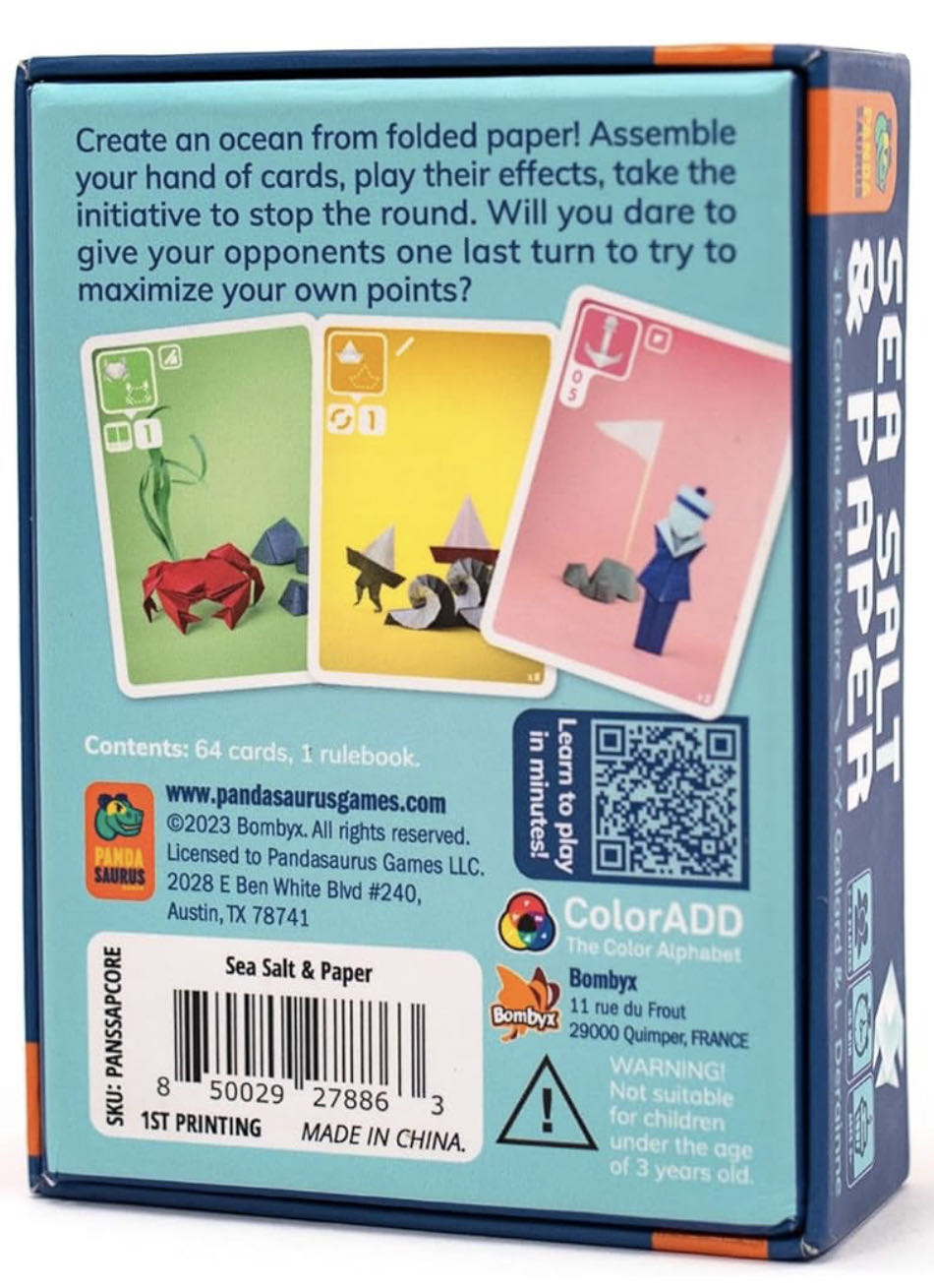 Sea salt & Paper  (2-4) board game collectible [Barcode 850029278863] - Main Image 2