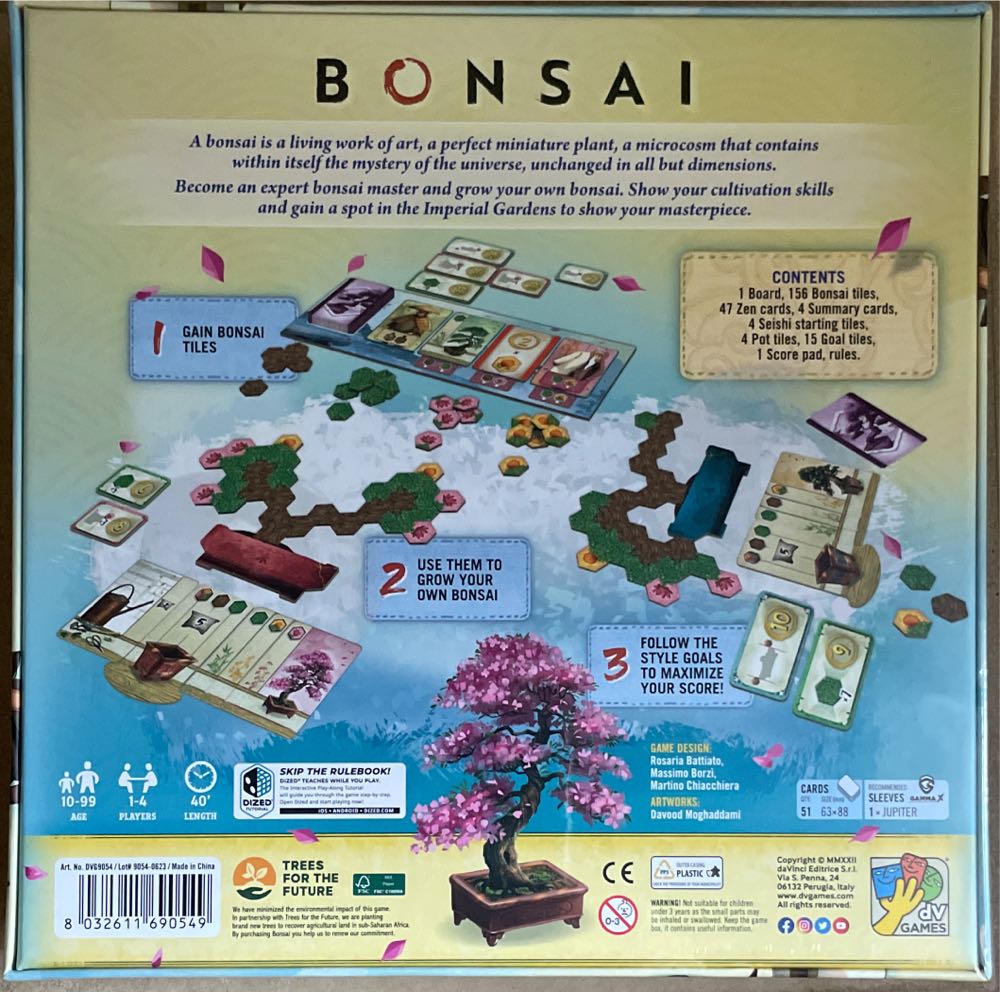 Bonsai  (1-4) board game collectible [Barcode 8032611690549] - Main Image 2