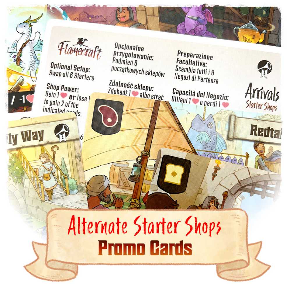 Flamecraft: Alternate Starters  (1-5) board game collectible - Main Image 1