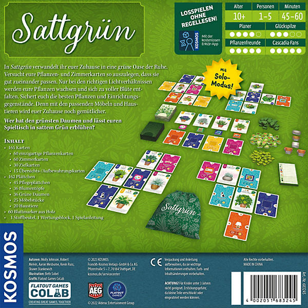 Sattgrün  (1-5) board game collectible [Barcode 4002051683245] - Main Image 2