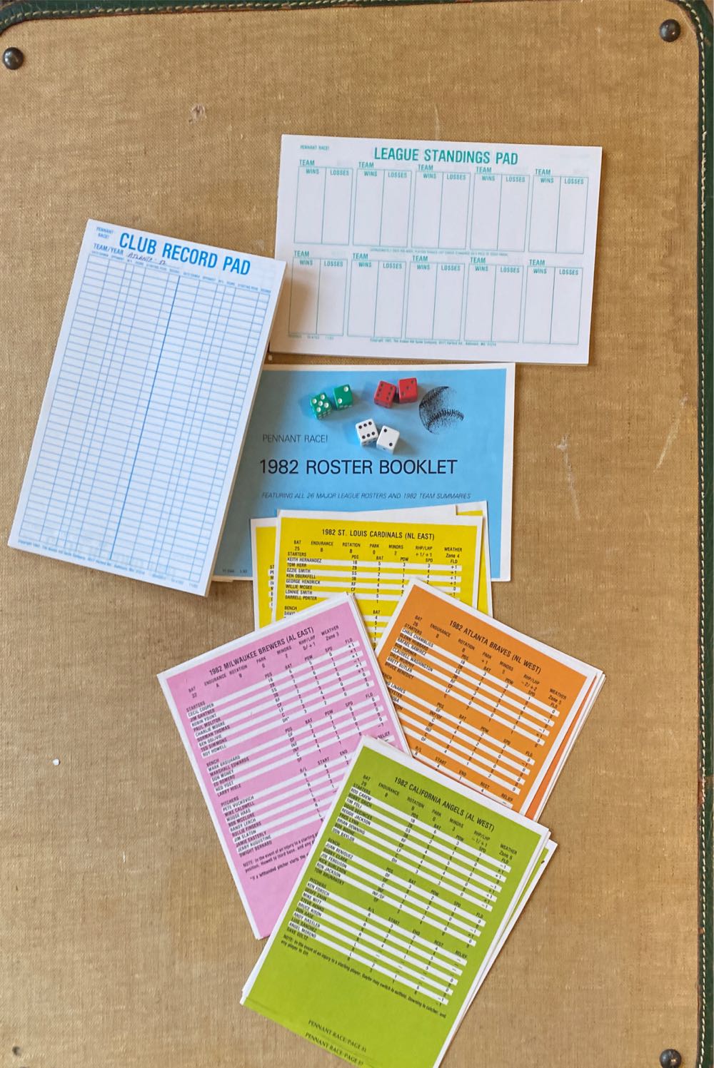 Sports Illustrated Pennant Race 1982  (1-12) board game collectible - Main Image 2