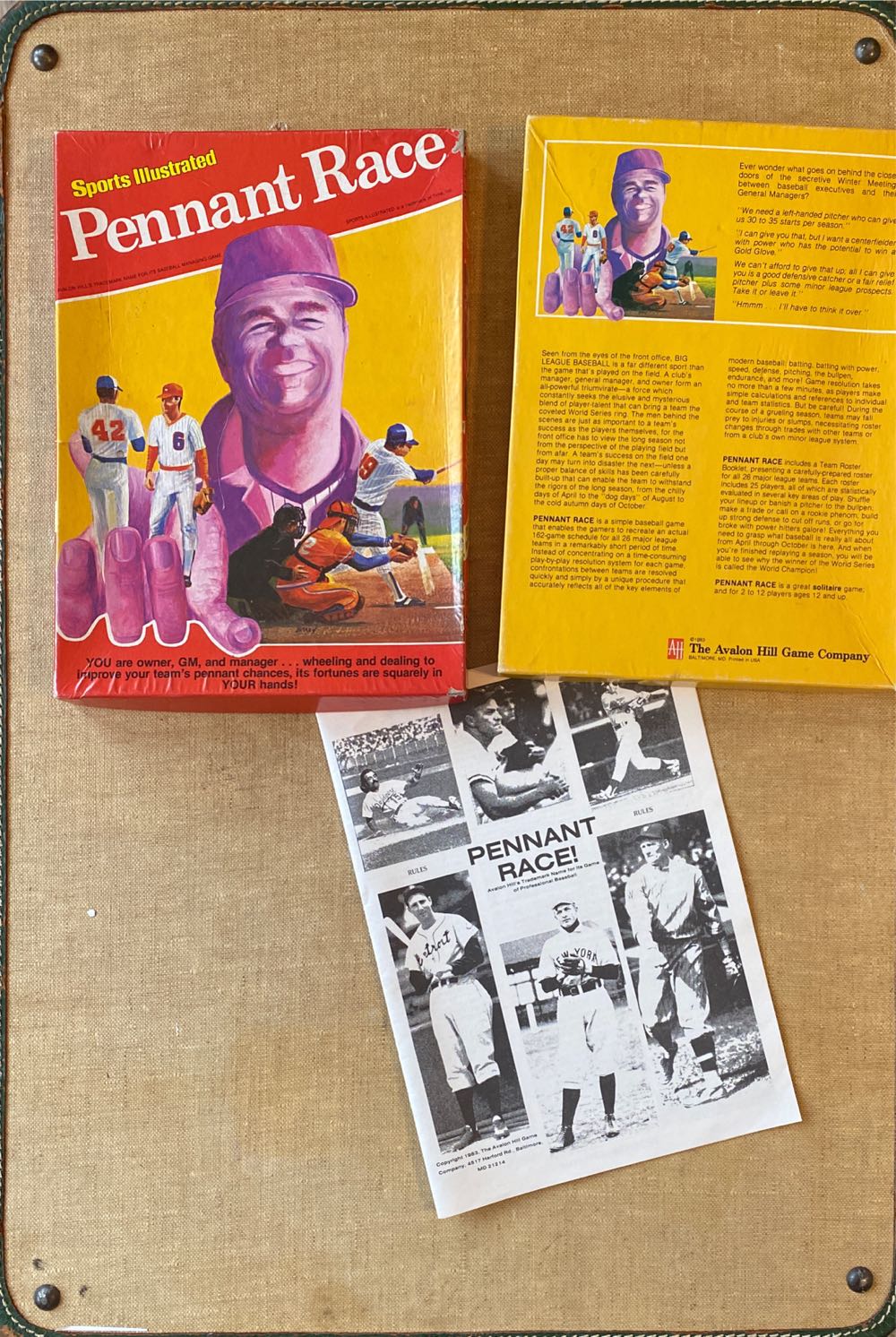 Sports Illustrated Pennant Race 1982  (1-12) board game collectible - Main Image 3