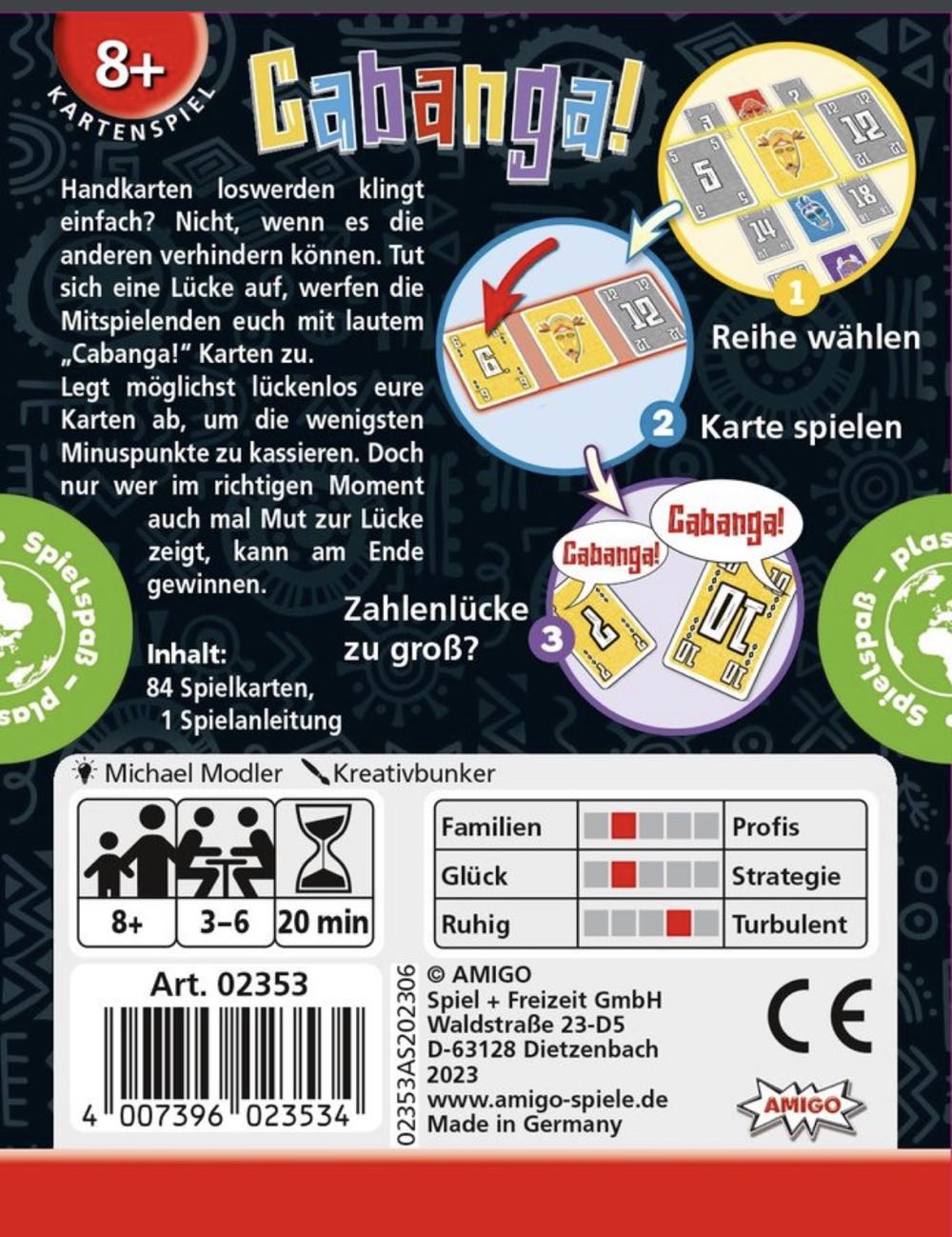 Cabanga!  board game collectible - Main Image 2