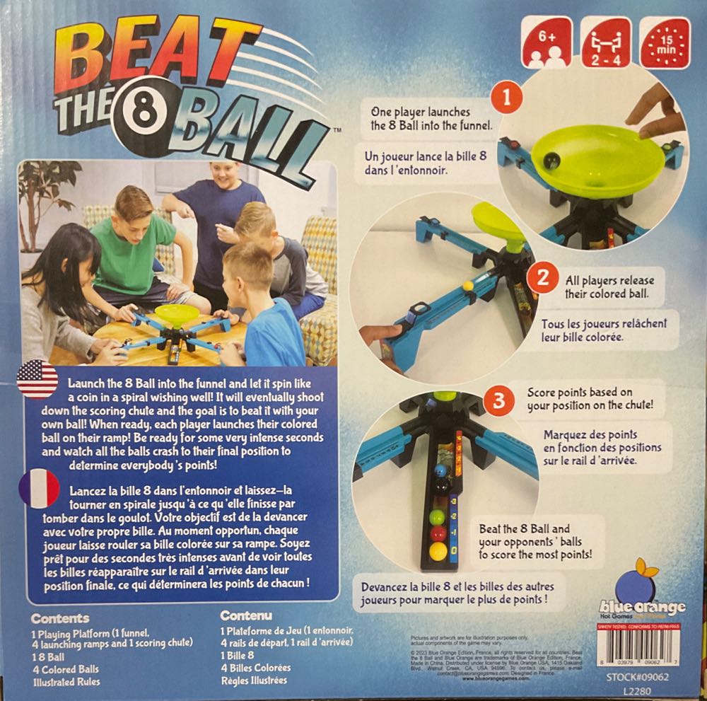 Beat The 8 Ball  board game collectible [Barcode 803979090627] - Main Image 2