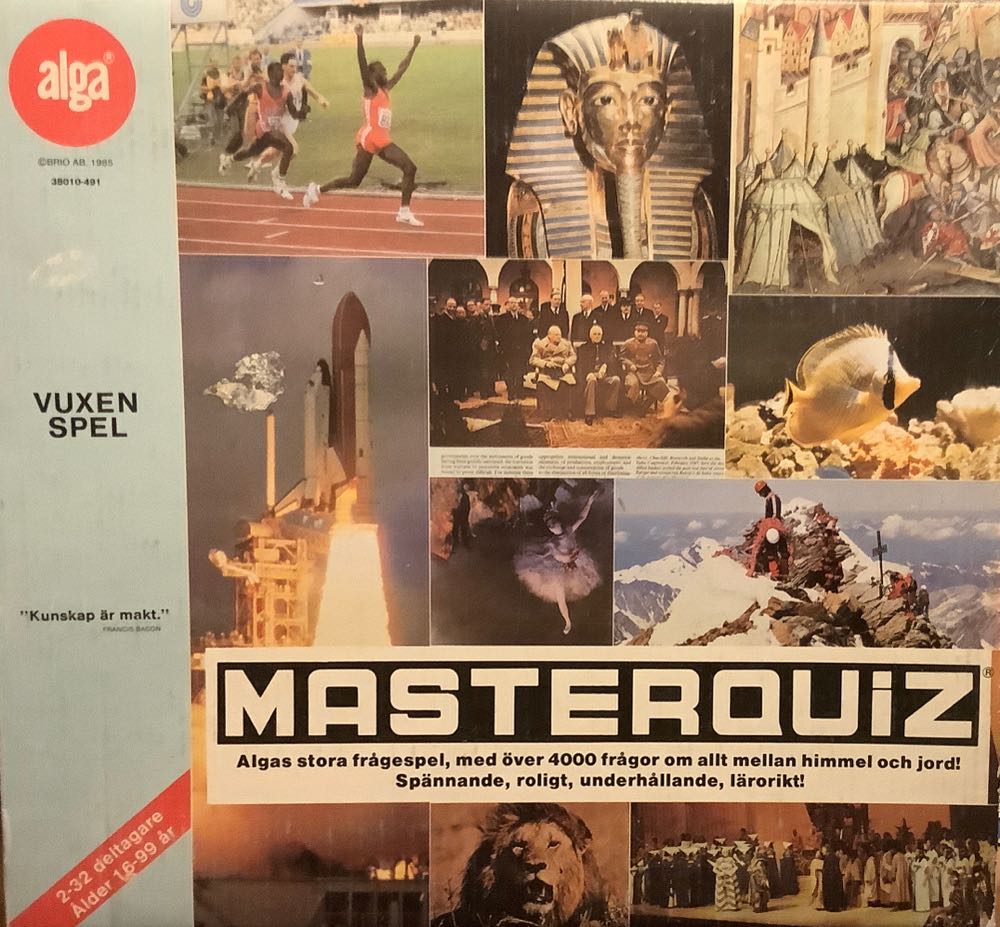 Masterquiz  board game collectible [Barcode 7312350104912] - Main Image 1
