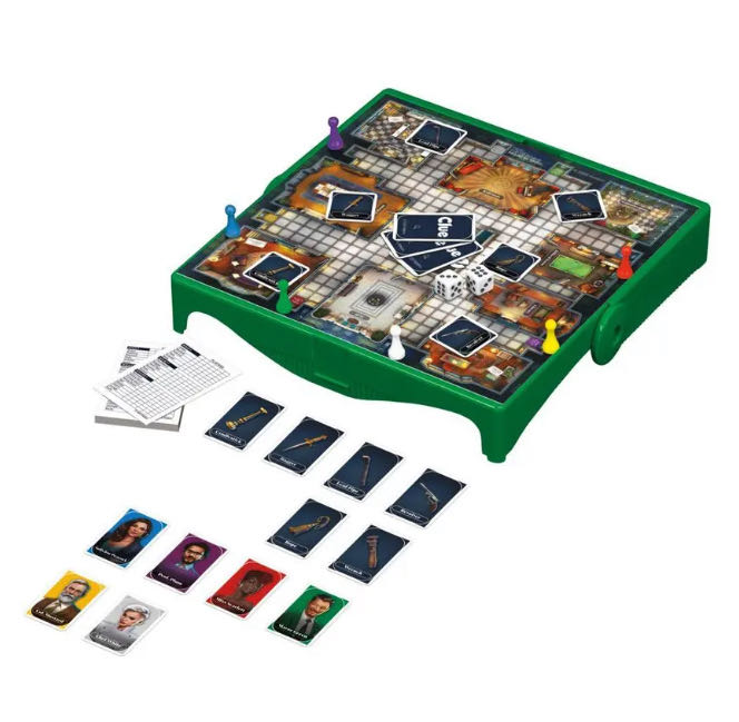 Clue Travel: Clue® GRAB ’N GO! Travel Game  (3-6) board game collectible [Barcode 195166230993] - Main Image 2
