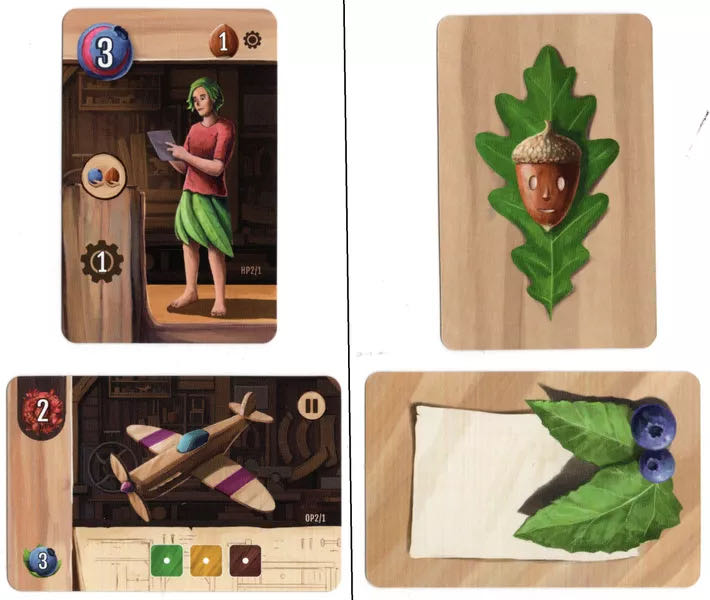 Woodcraft: Spielbox Promo Cards  board game collectible - Main Image 2