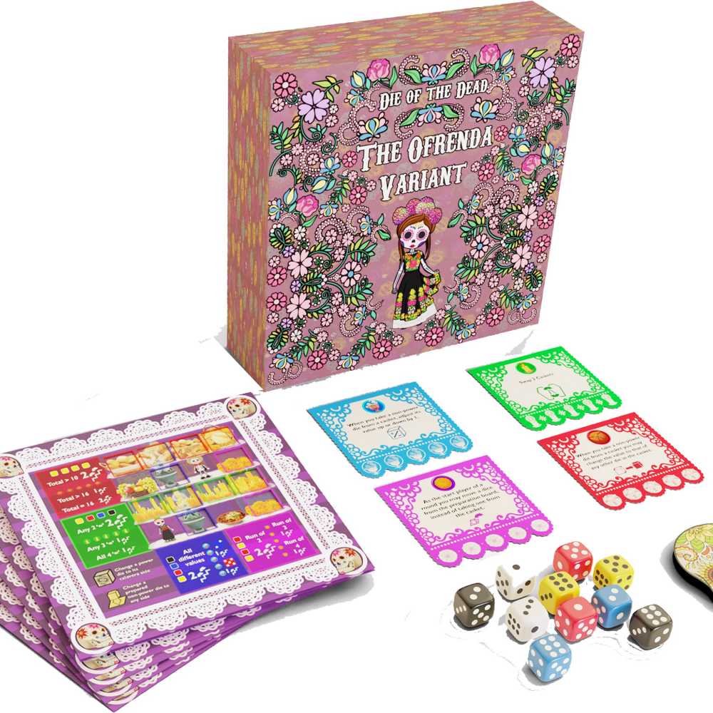 Die of the Dead: The Ofrenda Variant  (2-5) board game collectible [Barcode 691835841212] - Main Image 2