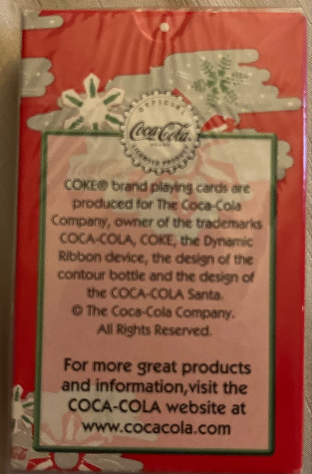 Coca Cola Santa With Cole Bottle  board game collectible - Main Image 2