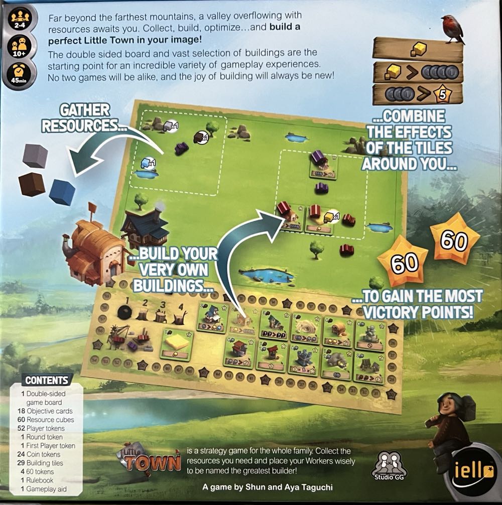 Little Town  (2-4 Players) board game collectible [Barcode 3760175516115] - Main Image 2