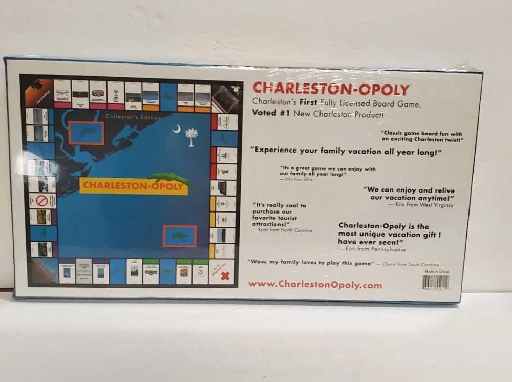 Monopoly: Charleston Opoly Collector’s Edition South Carolina   (2 - 6) board game collectible [Barcode 736211552112] - Main Image 2