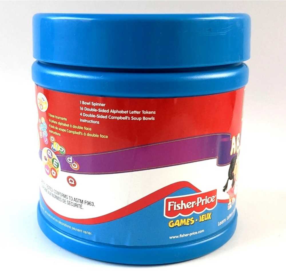 Fisher-Price Campbell’s Abc Soup  (2 - 4) board game collectible [Barcode 027084054361] - Main Image 2