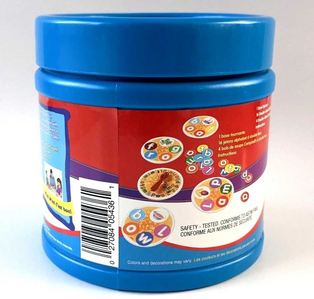 Fisher-Price Campbell’s Abc Soup  (2 - 4) board game collectible [Barcode 027084054361] - Main Image 4