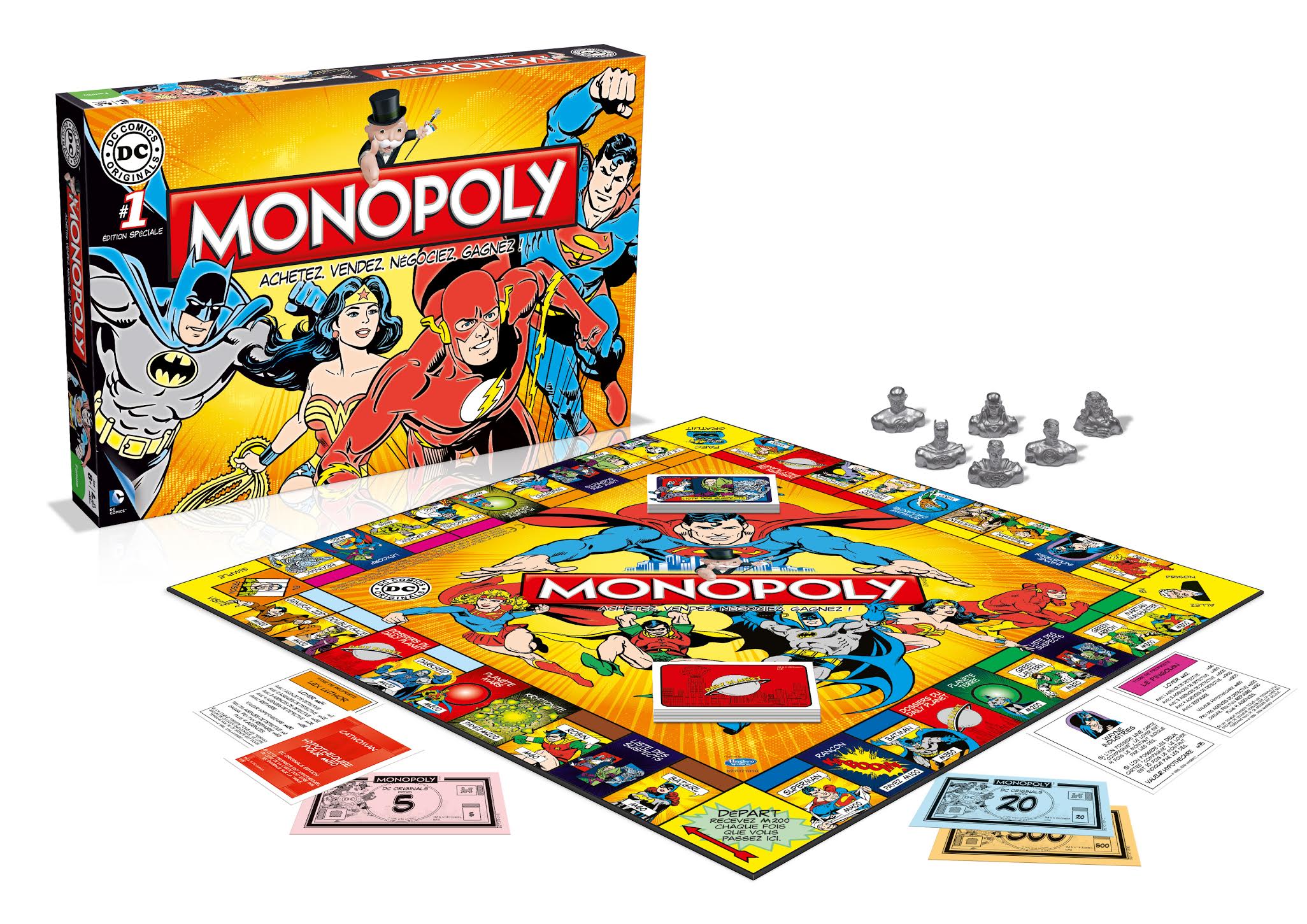 Monopoly DC Comics Board Game  (6 Players) board game collectible - Main Image 2