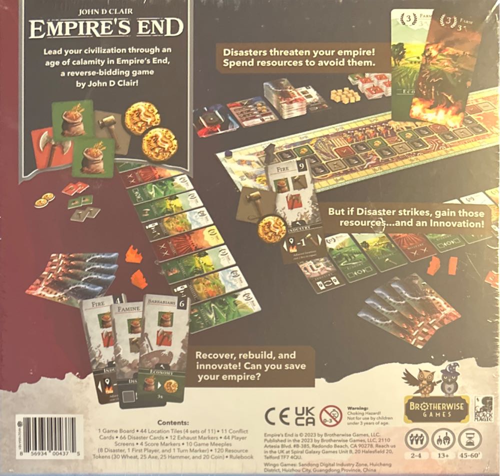 Empire’s End  (2-4) board game collectible [Barcode 856934004375] - Main Image 2