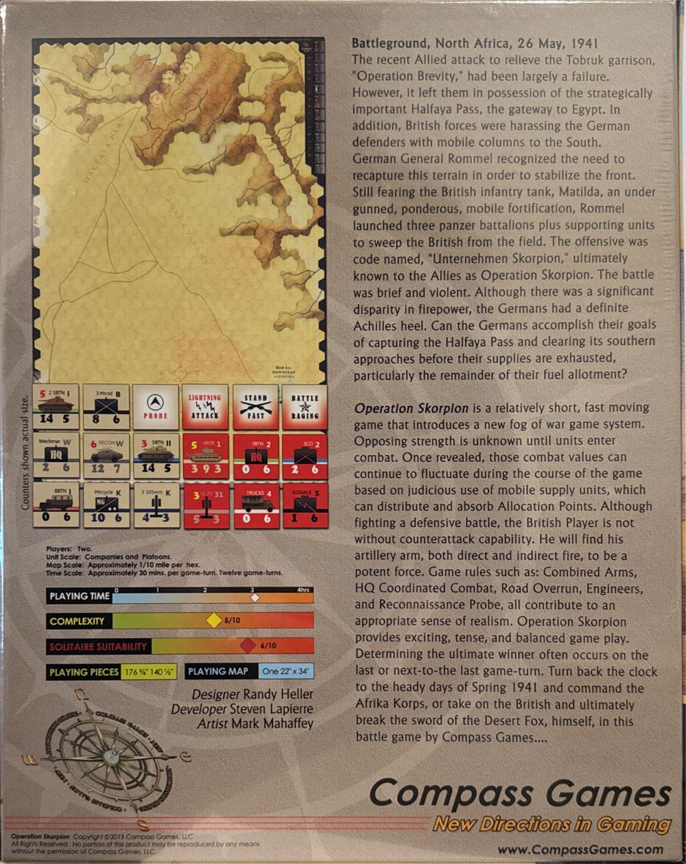 Operation Skorpion  (1-2) board game collectible - Main Image 2
