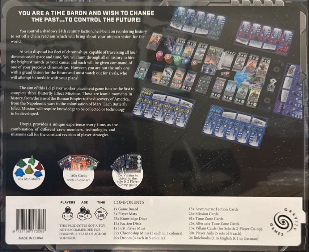 Utopia  (1-5) board game collectible [Barcode 727156173289] - Main Image 2