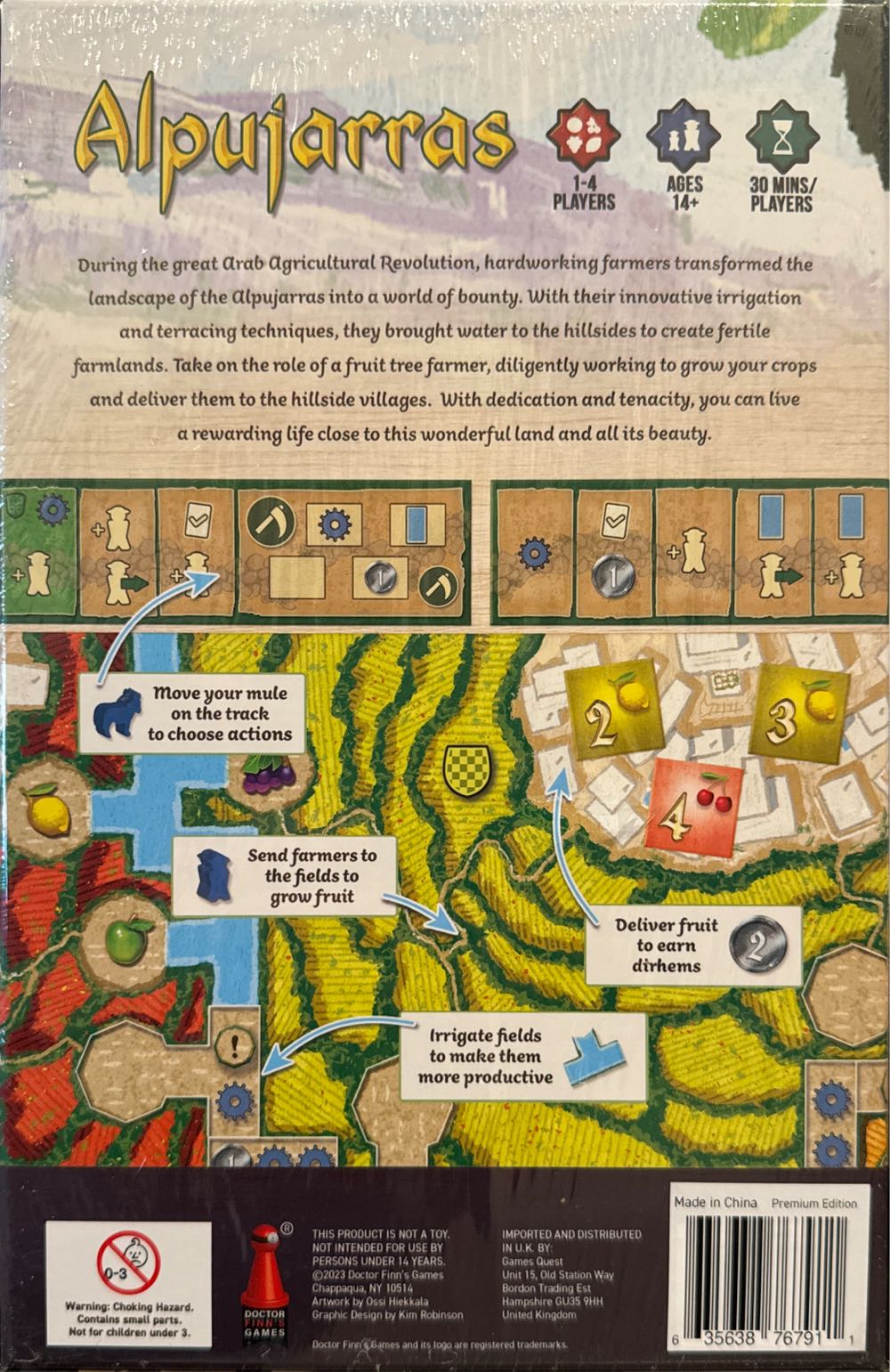 Alpujarras  (1-4) board game collectible [Barcode 635638767911] - Main Image 2