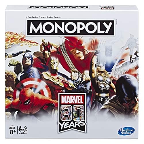 Monopoly Marvel 80th Birthday Board Game French Version  board game collectible [Barcode 5010993633098] - Main Image 1
