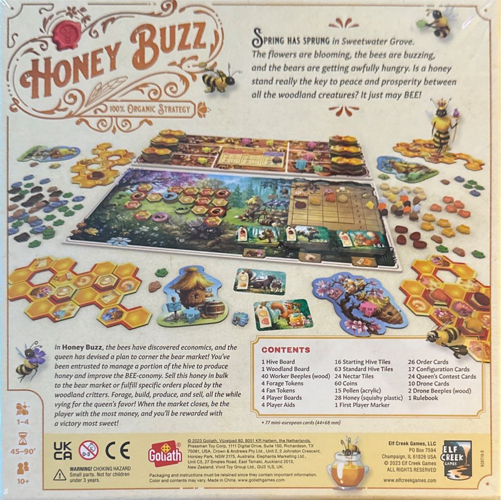 Honey Buzz  (1-4) board game collectible [Barcode 8720077287198] - Main Image 2