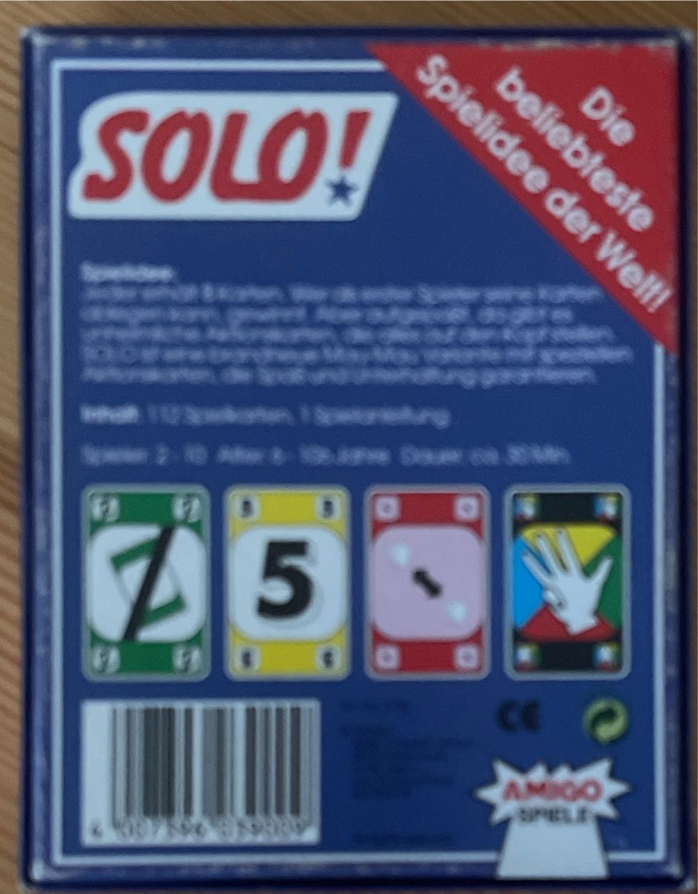 Solo  (2-10) board game collectible [Barcode 4007396039009] - Main Image 2