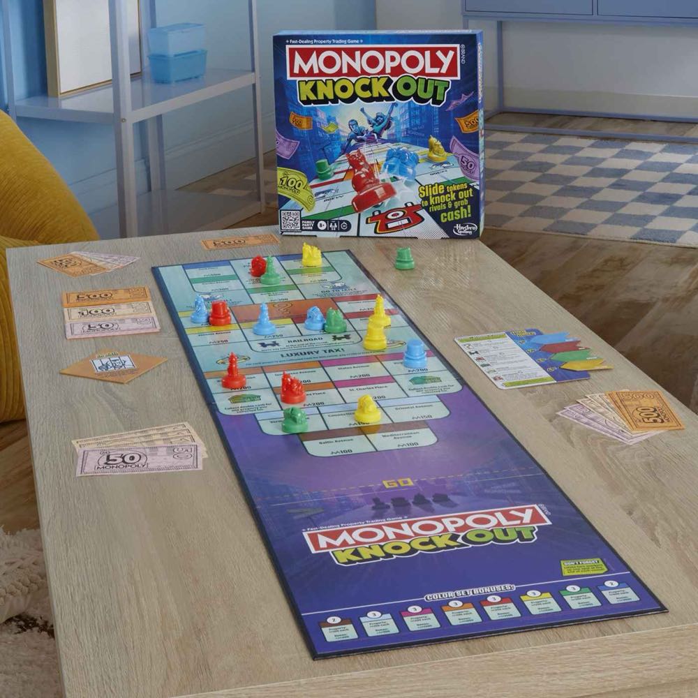Monopoly: Knock Out  (2-8) board game collectible [Barcode 195166251936] - Main Image 2