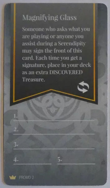 Maiden’s Quest: Promo 2 - Magnifying Glass  board game collectible - Main Image 2