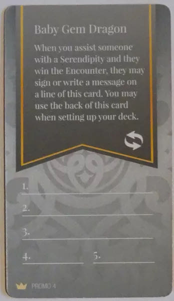 Maiden’s Quest: Promo 4 - Baby Gem Dragon  board game collectible - Main Image 2