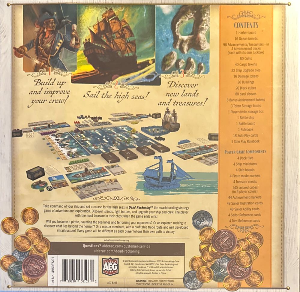 Dead Reckoning  (1-4) board game collectible [Barcode 729220081032] - Main Image 2