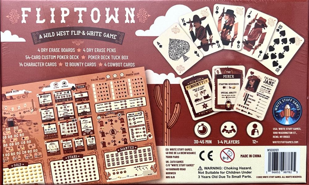 Fliptown  (1-4) board game collectible [Barcode 196852987825] - Main Image 3
