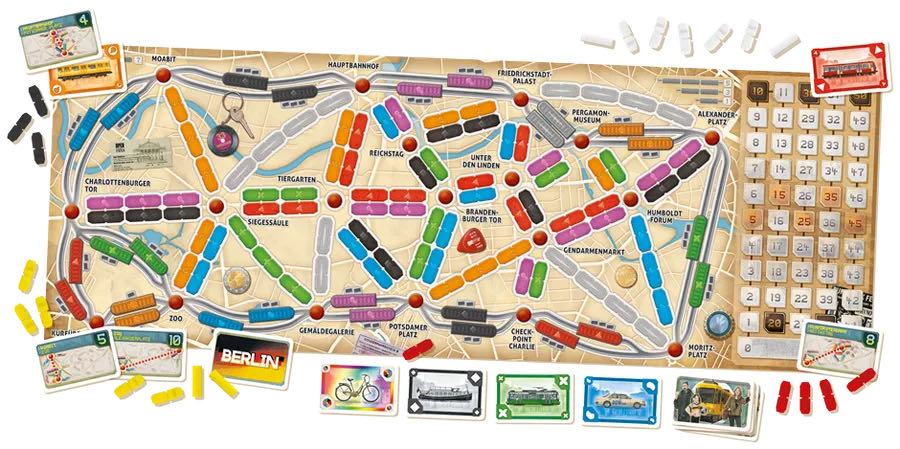 Ticket to Ride Berlin  (2-4) board game collectible [Barcode 824968200650] - Main Image 3