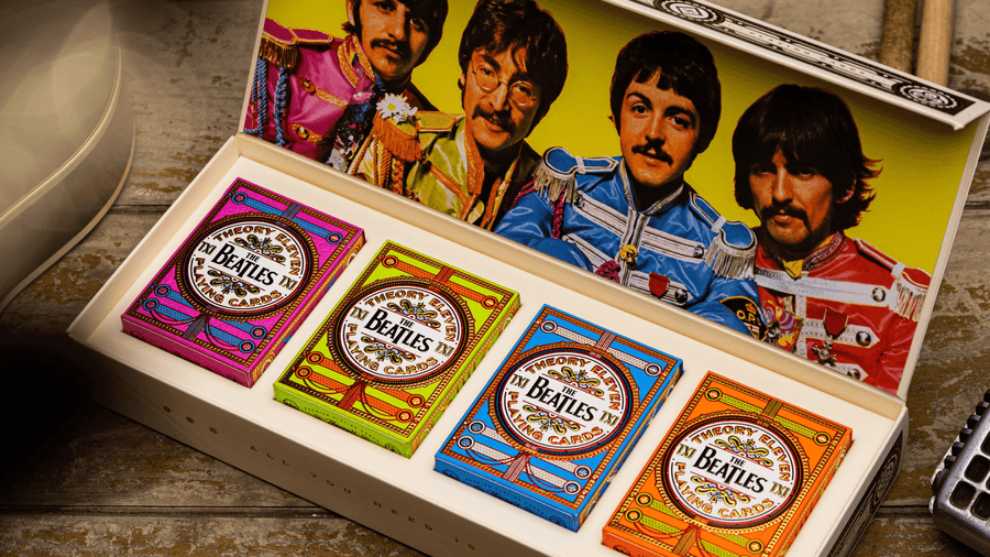 Beatles Playing Cards Yellow By Theory11  board game collectible [Barcode 9780594120551] - Main Image 2