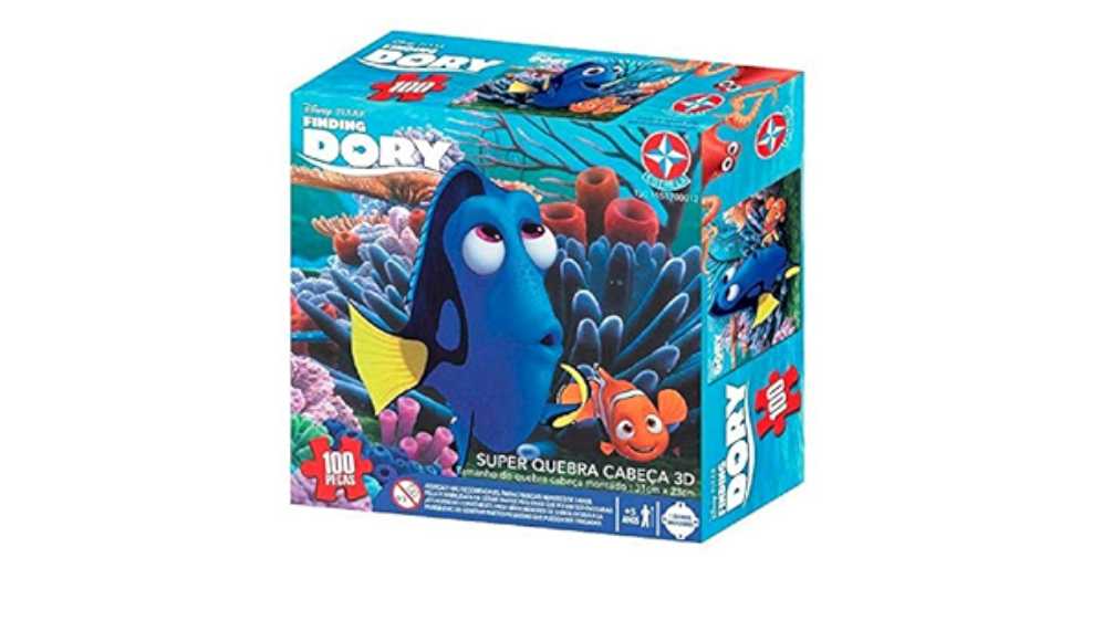 Quebra Cabeça 3d Procurando Dory   board game collectible [Barcode 7896027548495] - Main Image 2