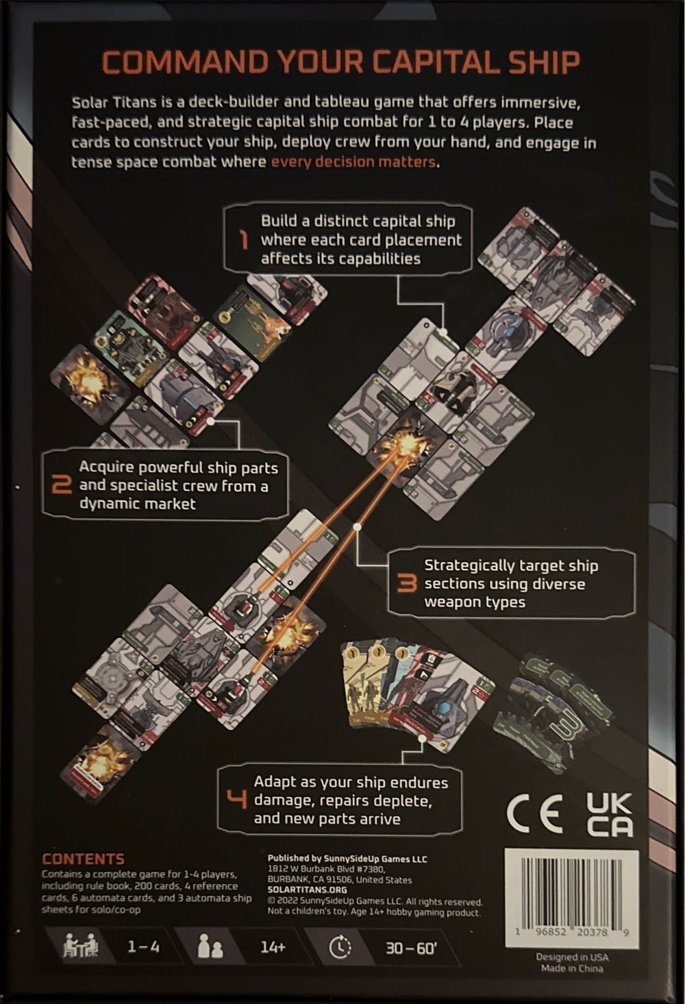 Solar Titans  (1-4) board game collectible [Barcode 196852203789] - Main Image 2