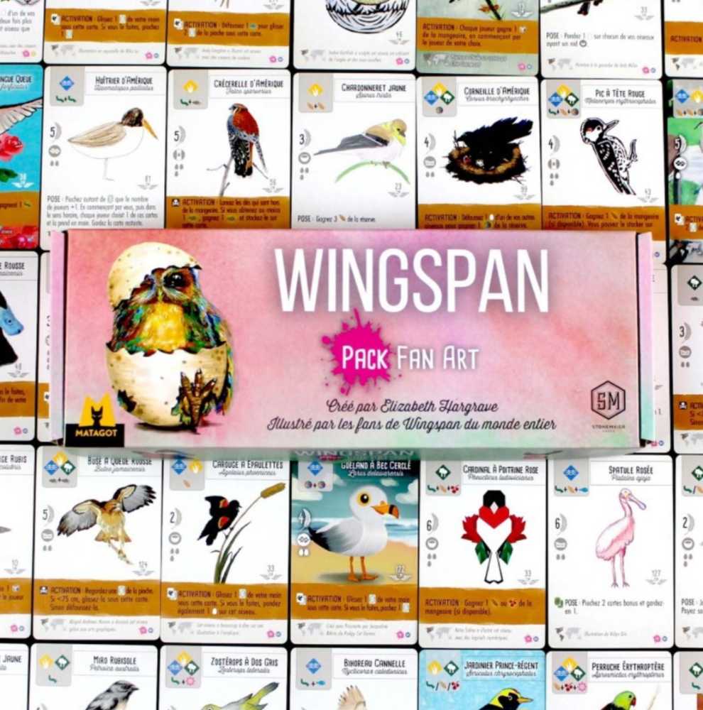 Wingspan: Fan Art Pack  (1 - 5) board game collectible [Barcode 850032180771] - Main Image 4
