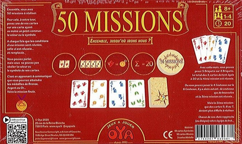 50 Missions  (1-4) board game collectible [Barcode 3760207030381] - Main Image 2