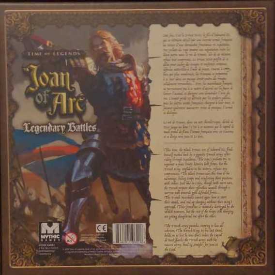 Time Of Legends: Joan Of Arc - Legendary Battles  board game collectible [Barcode 644216126224] - Main Image 2