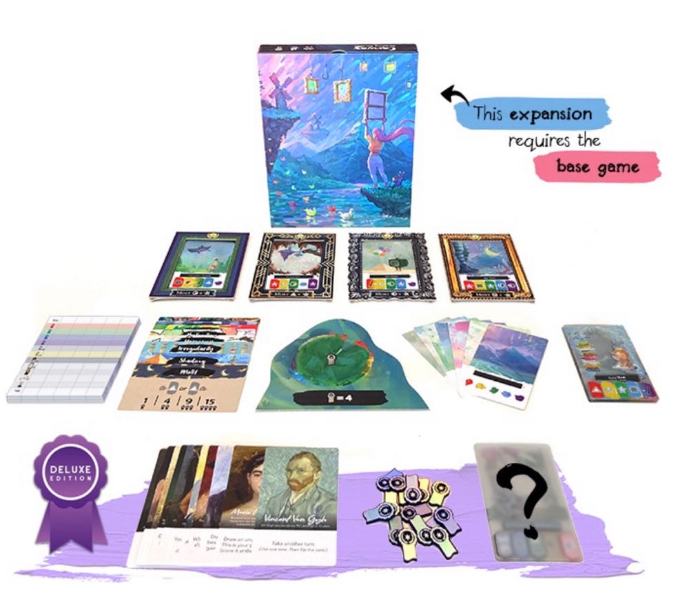 Canvas: Finishing Touches (Deluxe)  (1-5) board game collectible [Barcode 850030414120] - Main Image 3