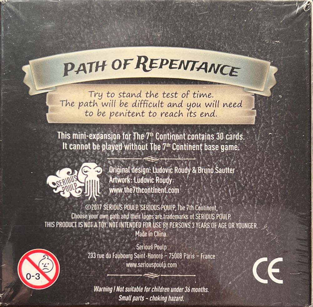 The 7th Continent: Path Of Repentance Expansion English Version  board game collectible [Barcode 3760212172175] - Main Image 2