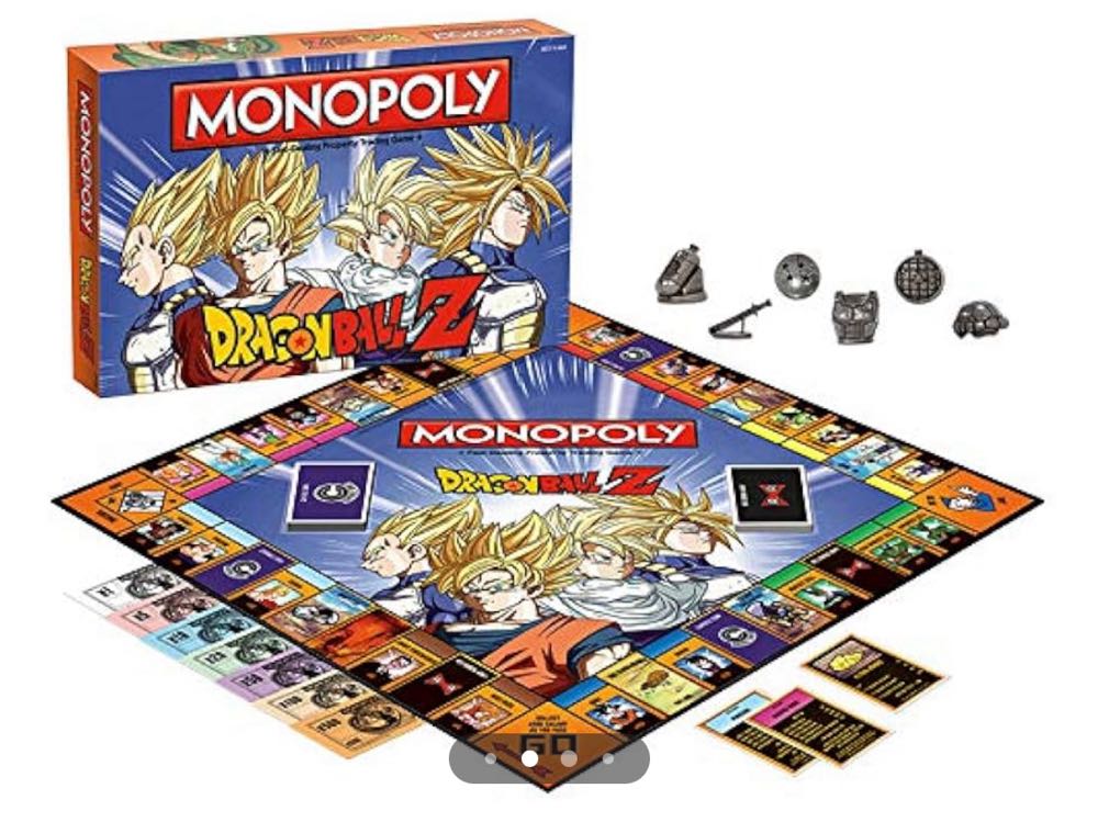 Jeu De Société Monopoly Dragon Ball Z Hasbro Winning Moves Win0996 Edition  board game collectible [Barcode 3700126909962] - Main Image 2