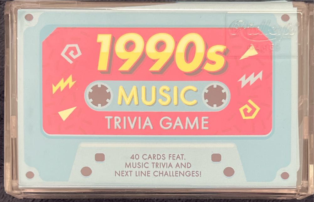 1990s Music Trivia Card Game  board game collectible [Barcode 5055923765852] - Main Image 2