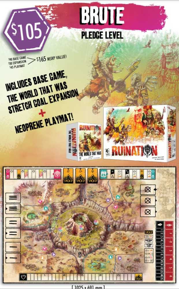 Ruination  (2-4) board game collectible [Barcode 843495101780] - Main Image 2